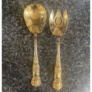 Vintage Made in Italy Serving Spoon and‎ Fork